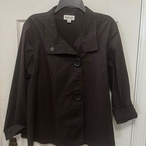 Coldwater Creek size large brown blazer